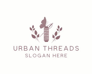 Rustic Sewing Thread logo design