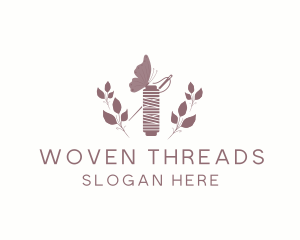 Rustic Sewing Thread logo design