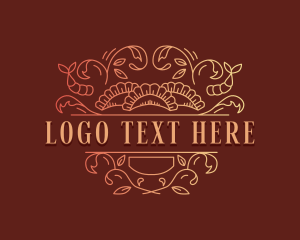 Upscale - Luxury Seafood Restaurant logo design