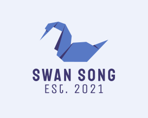 Goose Duck Origami  logo design