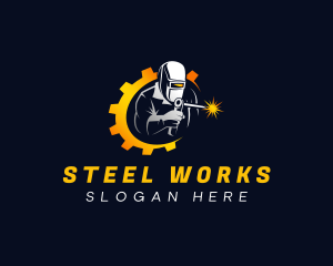 Machinist Welding Repair logo design