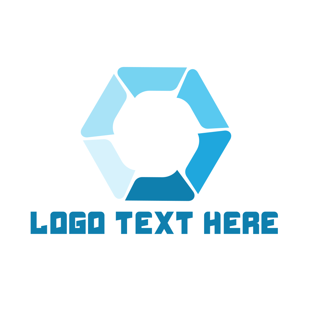 Generic Blue Hexagon Logo | BrandCrowd Logo Maker