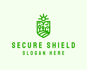 Safety - Travel Sun Shield logo design