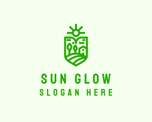 Travel Sun Shield logo design