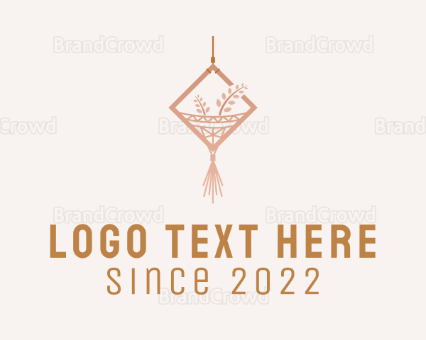 Wheat Macrame Necklace Logo