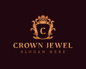 Royal Crown Shield logo design