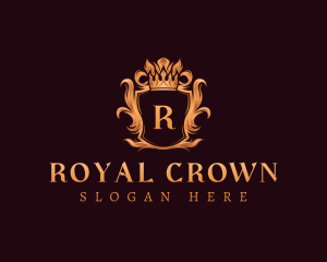 Royal Crown Shield logo design