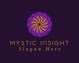 Mystic Vortex Galaxy logo design