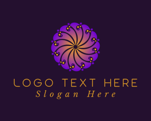 Spirituality - Mystic Vortex Galaxy logo design