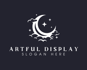 Starry Moon Star logo design