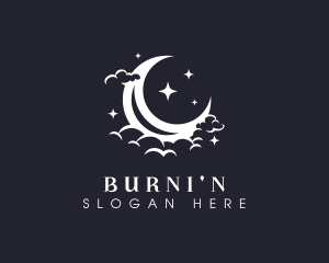 Starry Moon Star logo design