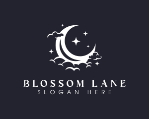 Starry Moon Star logo design