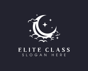 Starry Moon Star logo design