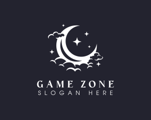 Starry Moon Star logo design