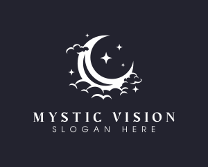 Fortune Telling - Starry Moon Star logo design