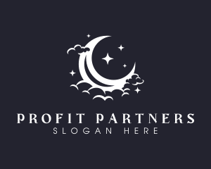 Starry Moon Star logo design