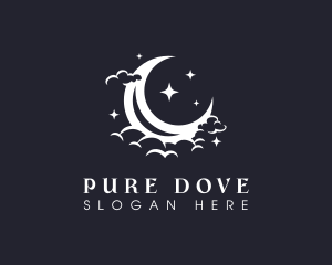 Starry Moon Star logo design