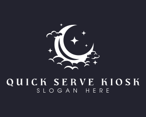 Starry Moon Star logo design