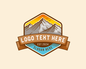 Journey - Mountain Alps Peak logo design