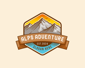 Alps - Mountain Alps Peak logo design