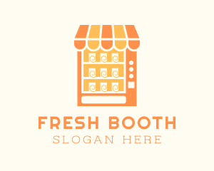 Booth - Snack Food Vending Machine logo design