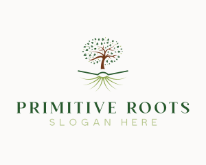 Tree Book Education logo design