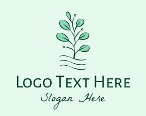 Vegetarian - Plant Seedling Garden logo design