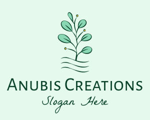 Plant Seedling Garden logo design