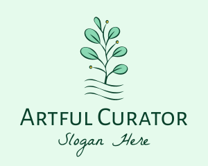 Plant Seedling Garden logo design