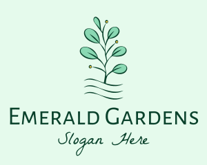 Plant Seedling Garden logo design