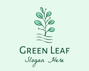 Herbs - Plant Seedling Garden logo design