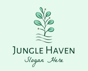 Plant Seedling Garden logo design