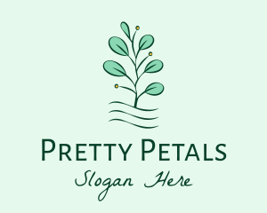 Plant Seedling Garden logo design