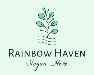 Plant Seedling Garden logo design