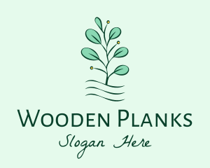 Plant Seedling Garden logo design