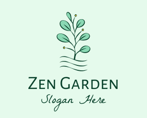 Plant Seedling Garden logo design