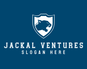 Panther Jaguar Shield logo design