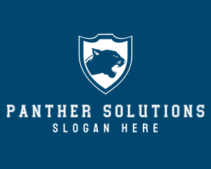 Panther - Panther Jaguar Shield logo design