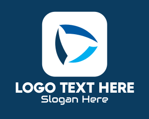 Telecom - Blue Browser Application logo design