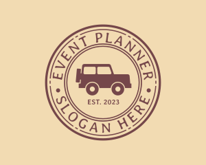 Travel - Hipster Jeep Travel logo design