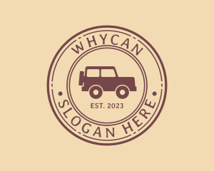 Travel - Hipster Jeep Travel logo design