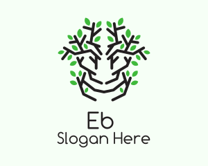 Natural Mangrove Tree  Logo