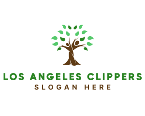 Wellness Human Tree  Logo