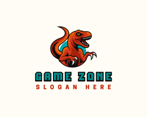 Prehistoric Dinosaur Gaming logo design