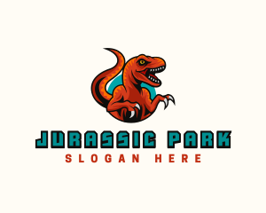 Prehistoric Dinosaur Gaming logo design