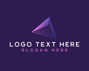 Expensive - Pyramid Triangle Deluxe logo design