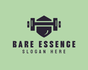 Fitness Barbell Gym logo design