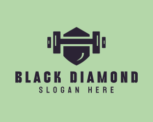 Fitness Barbell Gym logo design