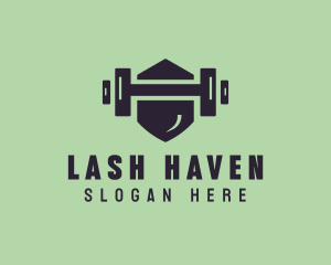 Fitness Barbell Gym logo design