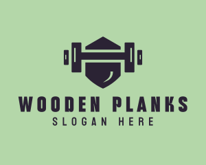 Fitness Barbell Gym logo design